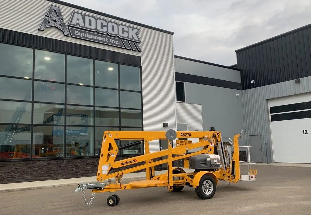 New | in-Stock 2026 HAULOTTE 4527A TOWABLE ARTICULATING BOOM LIFT Towable Boom Lifts Alberta CA | Adcock Equipment #1418118