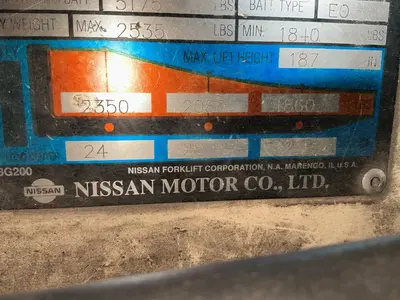 Used NISSAN CSPO1L5S Material Handling (misc) Ohio US | HGR 24 #1446002