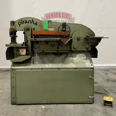 Used PIRANHA P-50 Ironworkers Michigan US | Vander Ziel Machinery Sales #480476