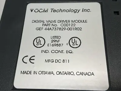 USED OCM TECHNOLOGY INC. GEF 44A737829-001R02