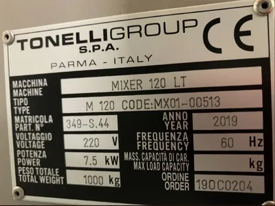 NEW 2019 Tonelli M 120
