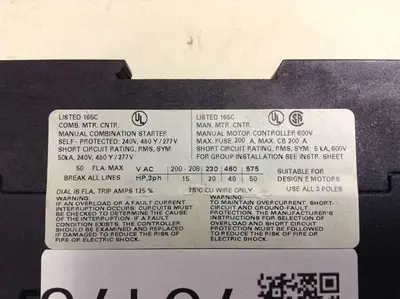 USED SIEMENS 3RV1 031-4HA10