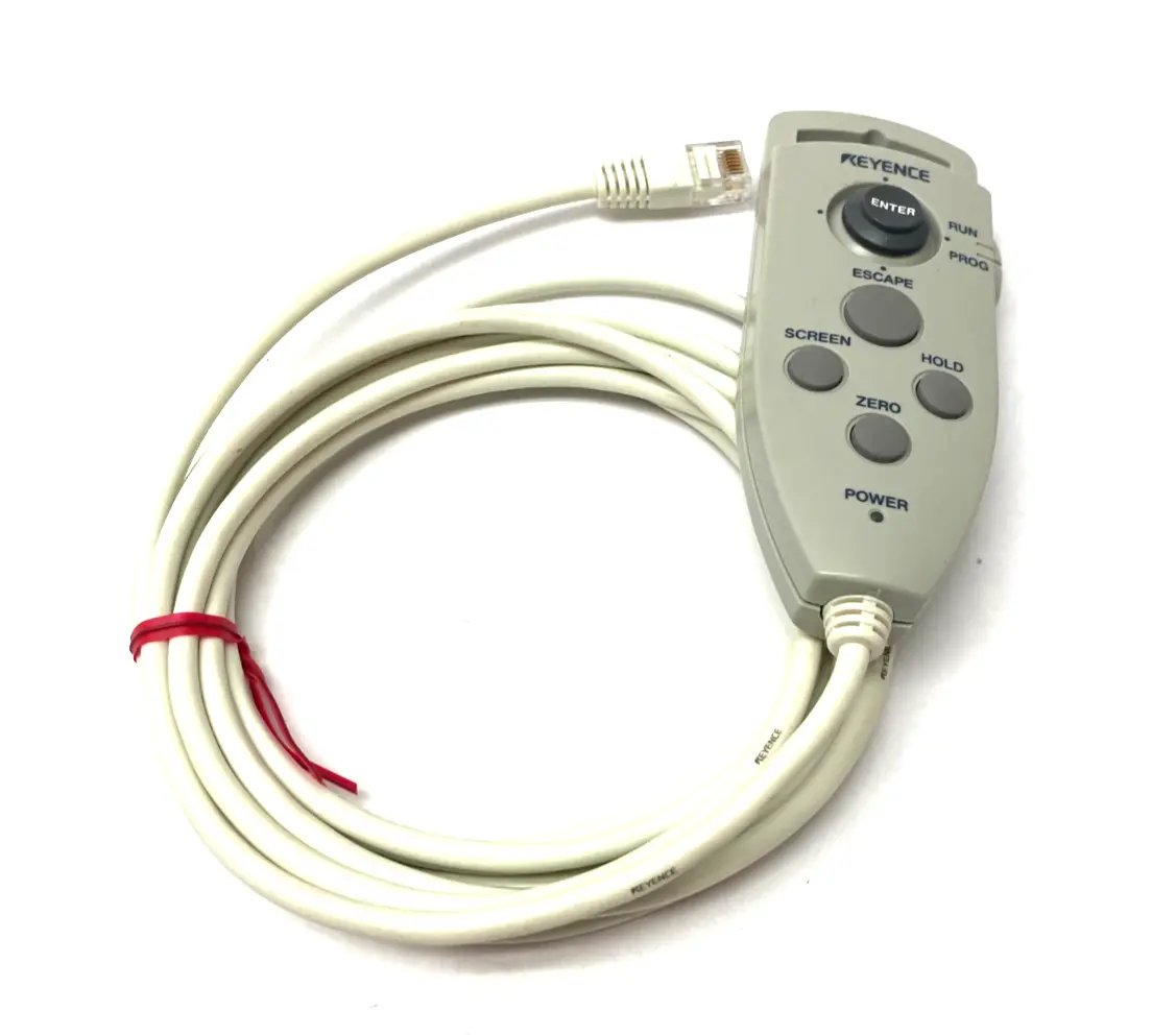 USED KEYENCE HANDHELD REMOTE CONTROLLER PENDANT FOR VISION SENSORS