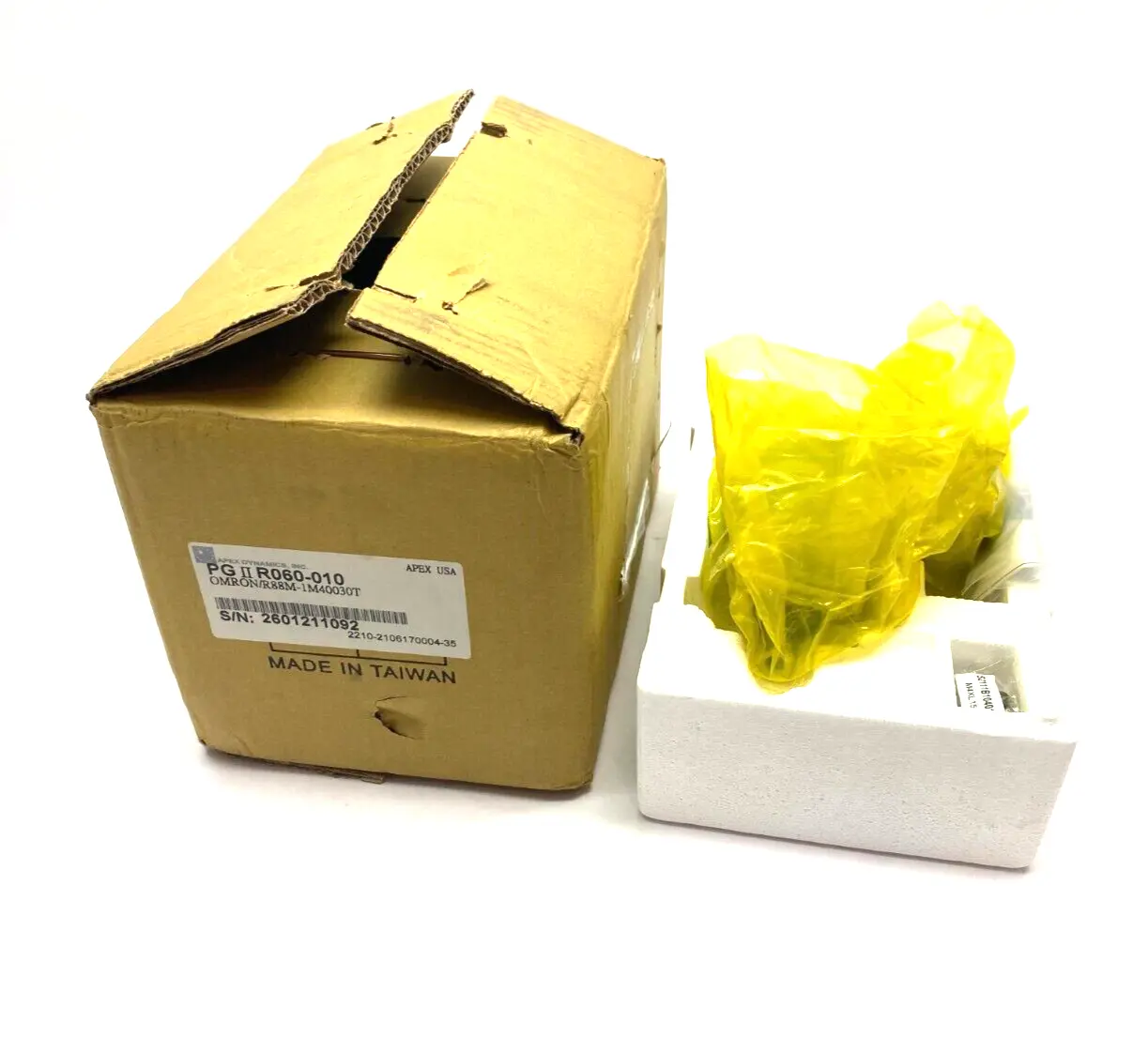 USED APEX DYNAMICS HIGH PRECISION RIGHT ANGLE GEARBOX