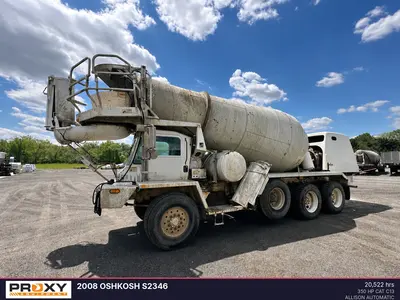 Used 2008 OSHKOSH S2346 Concrete Mixer Trucks New Jersey US | Proxy Equipment #1388750