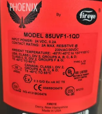 USED FIreye 85UVF1-1QD