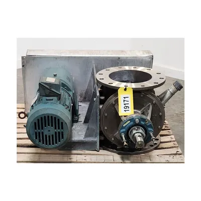 Used 10" Stainless Steel Flo-Tronics Rotary Airlock Feeder Valve