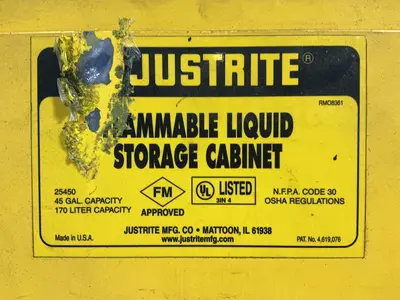 Used JUSTRITE 25450 Cabinets Ohio US | HGR 24 #1503692