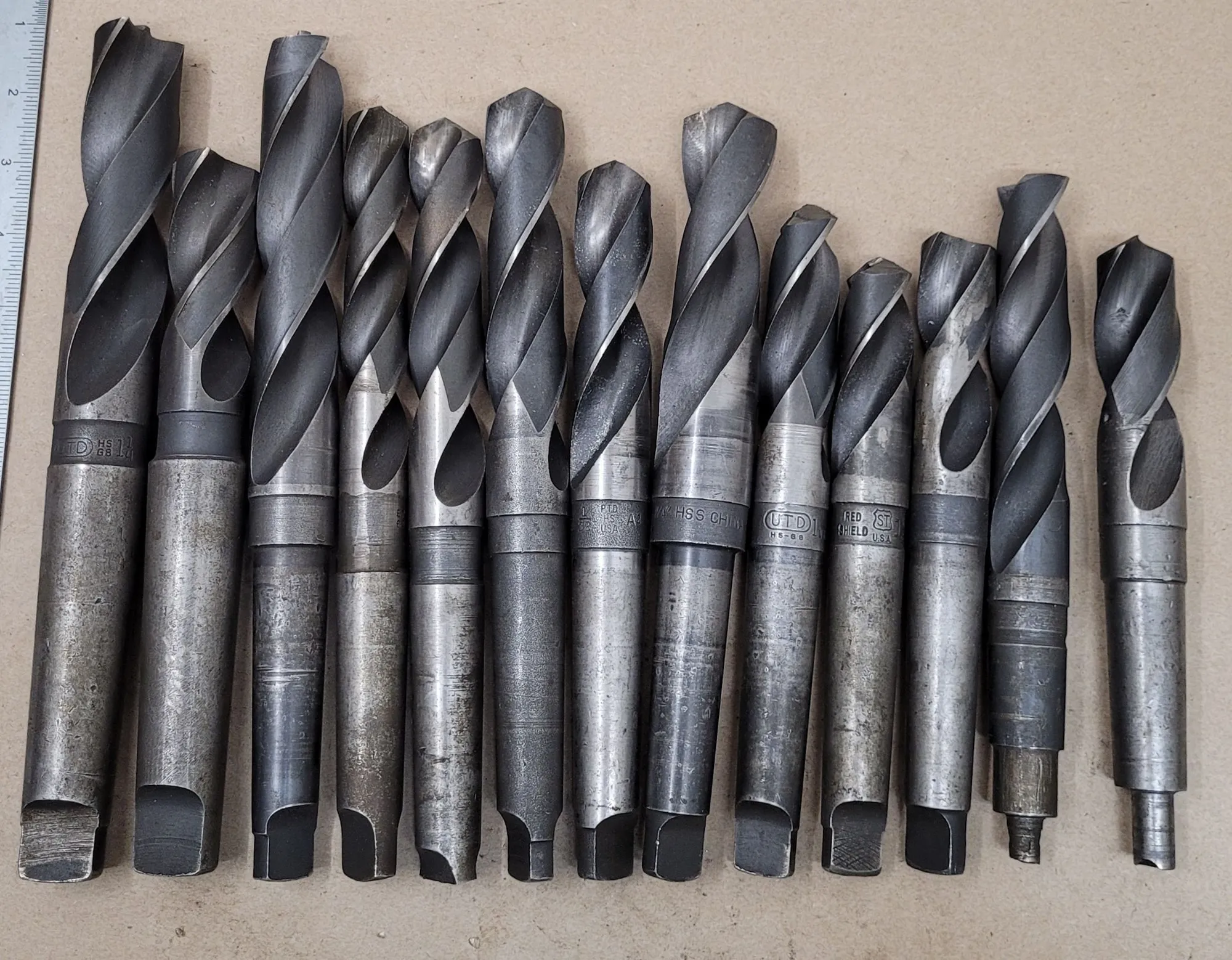 HSS Twist Drills – Straight Shank – Set of 11 – Various Sizes