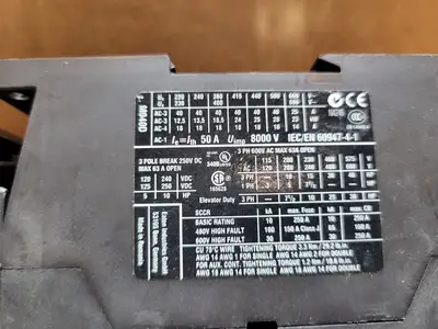 Contactor DILM40 w/ Overload Relay XT0B057DC1