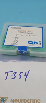 NEW Standard 918125-DHUV Series 18 G/1 1/4 in. Needles/Standard Tips (50)