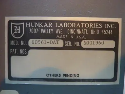 USED HUNKAR LABS 60561-DAT