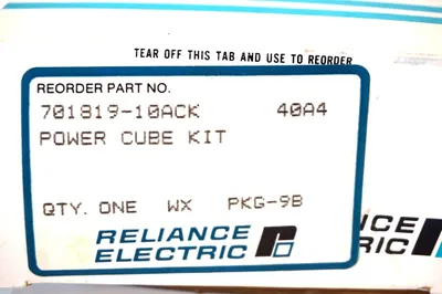 NEW RELIANCE ELECTRIC 701819-10ACK POWER CUBE KIT 70181910ACK