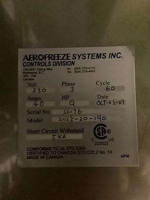 Used AEROFREEZE _UNKNOWN_ Spiral Conveyors California US | BakeryEquipment.com #1554447