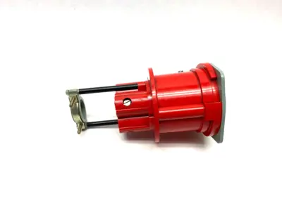 USED HUBBELL HEAVY DUTY IEC PIN & SLEEVE PLUG 3-PHASE 480VAC 60A