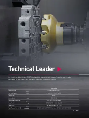 HYUNDAI WIA CNC MACHINE TOOLS HS10000 Horizontal Machining Centers | Hillary Machinery (27)