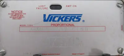 USED VICKERS KADG5V-5-33C170N-M-F-PD7-H1-11 VALVE KADG5V733C150NMFPD7H111