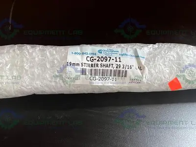 NEW CHEMGLASS CG-2097-11 POLISHED STIRRER SHAFT 19MM , 29 3/16"