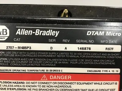 USED ALLEN BRADLEY 2707-M485P3 SER D