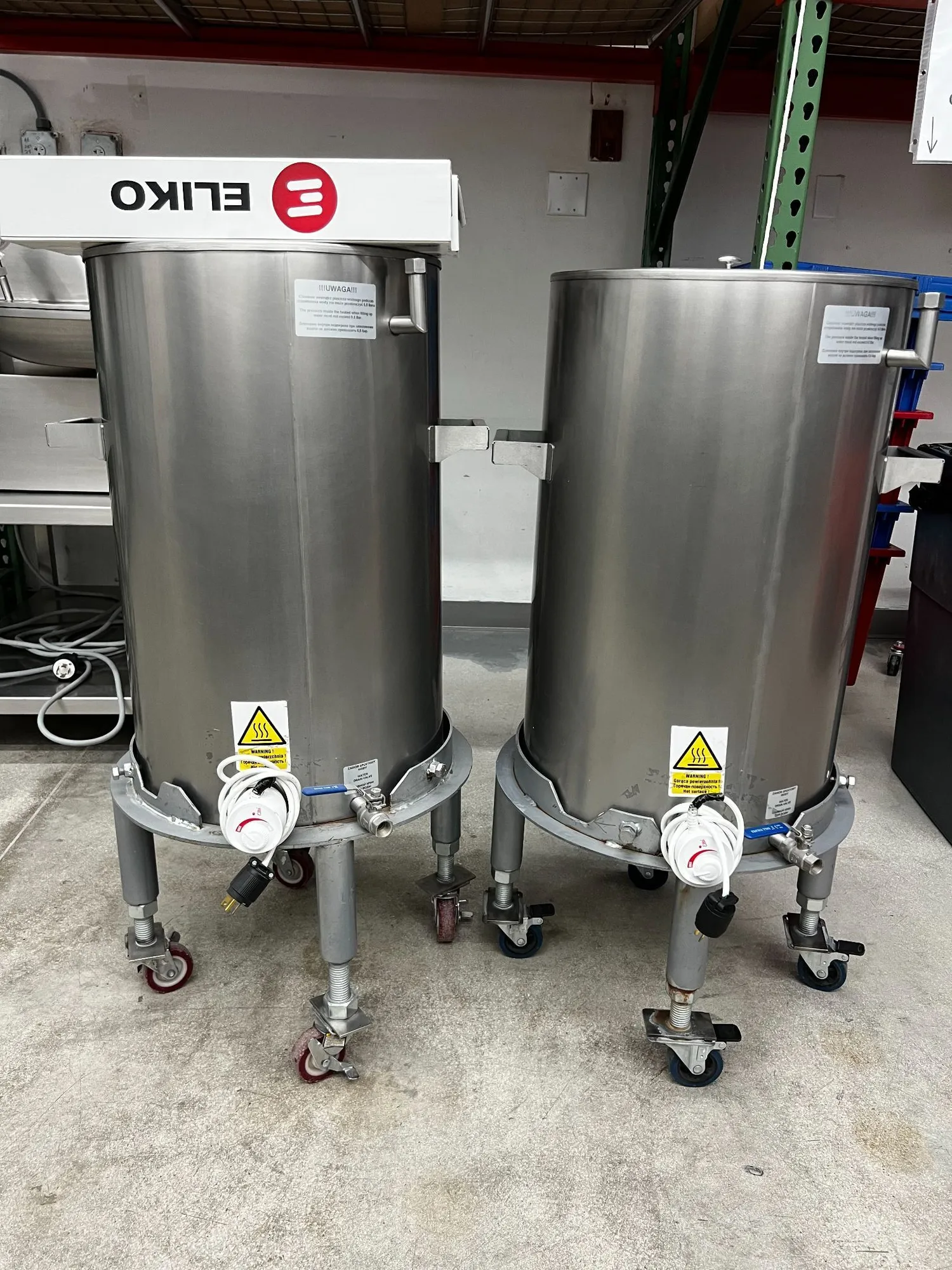 USED LYSON Jacketed Bottling Tank
