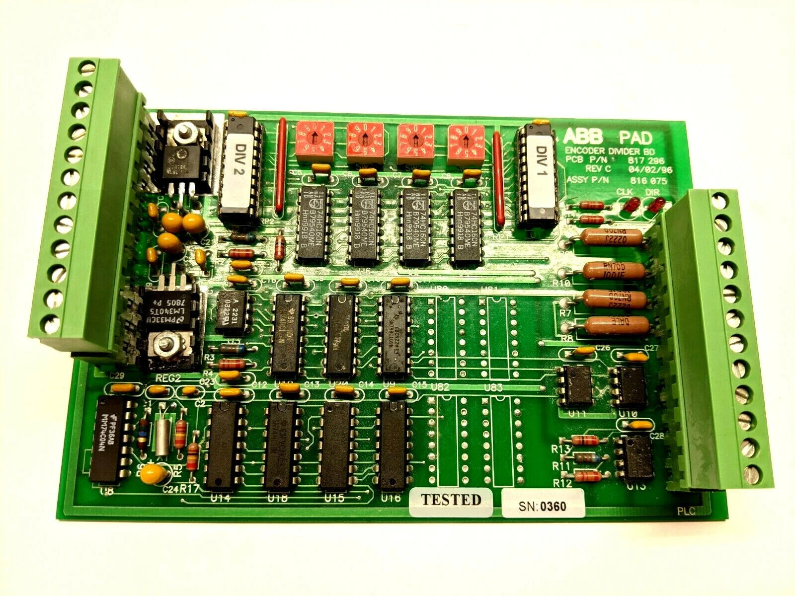 816-075 | ABB  Encoder Divider Board - New Other