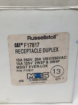 New | in-Stock RUSSELLSTOLL F17817 Miscellaneous Equipment (Electrical & Power) Ohio US | Surplus Asset Holdings #1239020