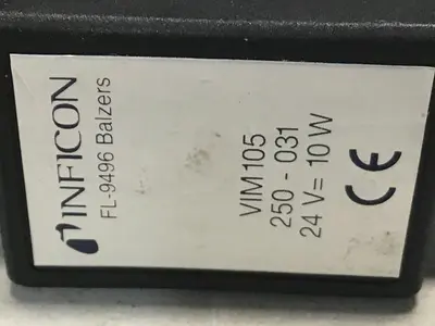 USED INFICON FL-9496 BALZERS