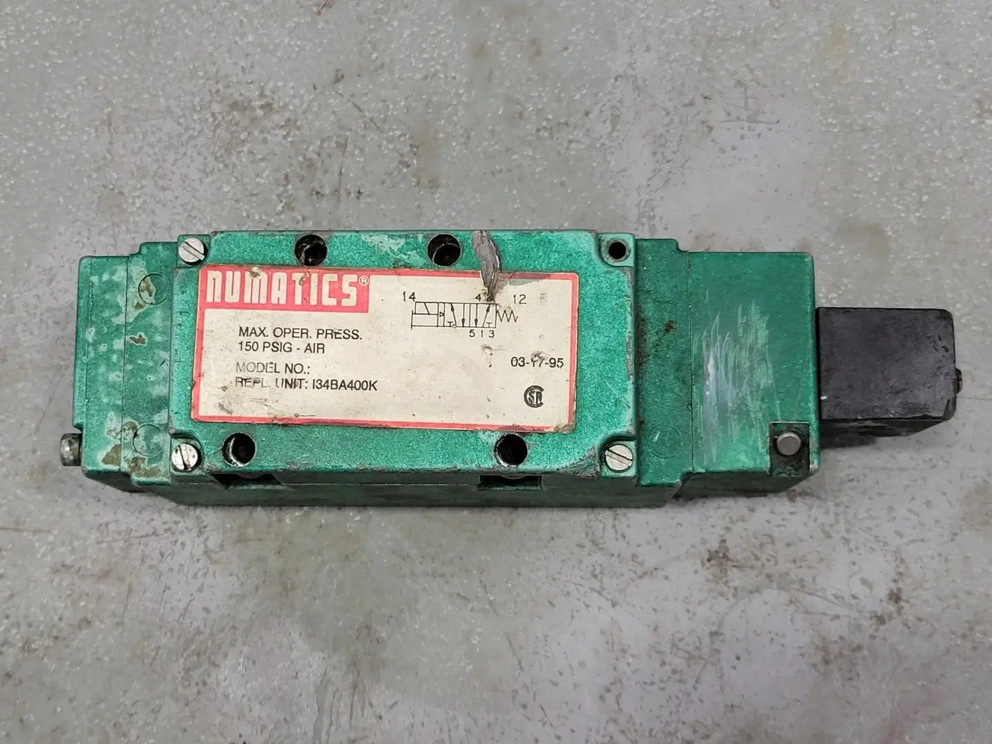 USED NUMATICS I34BA400K
