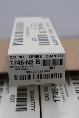 NEW IN BOX ALLEN BRADLEY 1746-N2 SER B MODULE SLOT FILLER (LOT OF 11) STK K-064A