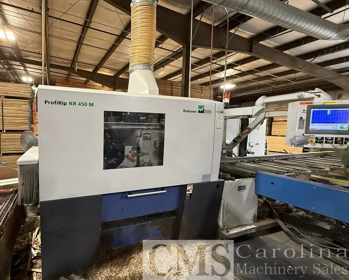 Used 2006 RAIMANN KR450M GANG RIP SAW WITH VALUERIP 4 INFEED Rip Saws North Carolina US | CAROLINA MACHINERY SALES #1318340
