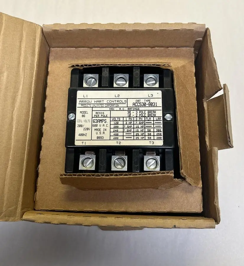 New | in-Stock ARROW HART ACC530-8031 Miscellaneous Equipment (Electrical & Power) Ohio US | Surplus Asset Holdings #1208982