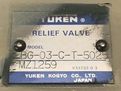 USED YUKEN EBG-03-C-T-5025