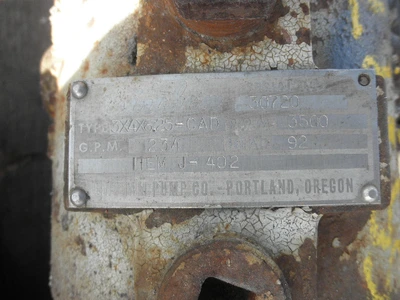 USED SULZER BINGHAM 3X4X6.25 CAD
