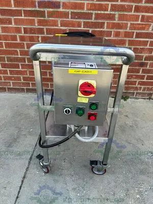 Stainless Steel  CIP Cart w/ Fristam FPX721-140 Centrifugal Pump, 1 HP