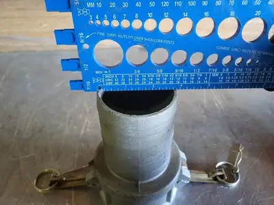 3" CAM Hose Barb Fitting Part C
