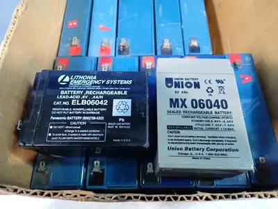 Powersonic, Lithonia Emergency Systems, Union Misc. Rechargeable Batteries