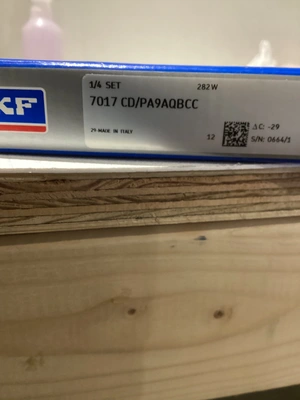 NEW SKF 7017 CD/PA9AQBCC