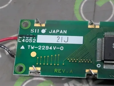 SII TW-2294V-0 Display Board Assembly L4052 Revision A Used