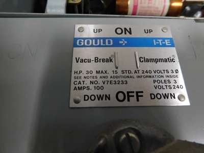 Used Gould _UNKNOWN_ Electrical Panels Ohio US | Equipment Recovery Corp. #1330737