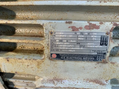 US Electric 60 HP 1185 RPM Motor