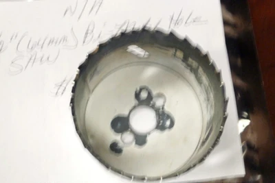 Used 2 1/2" (64mm) Bi-Metal Hole Saw