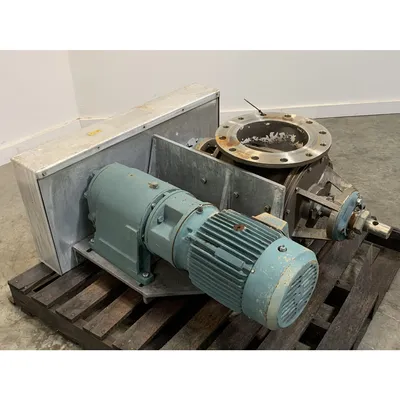 Used 10" Stainless Steel Flo-Tronics Rotary Airlock Feeder Valve