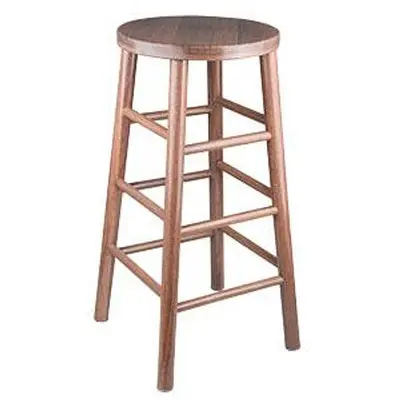 30" METAL WOODGRAIN BAR STOOL