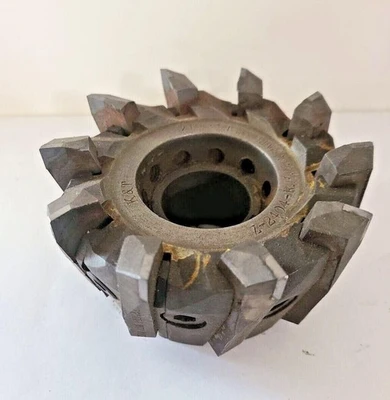 K&T Z-2404-R.H 4" Dia Face Mill Milling Cutter Indexable Carbide Inserts
