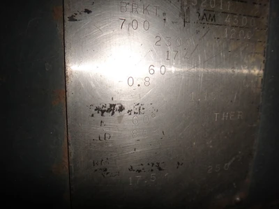 Electric Machinery 700 HP, 1200 RPM, Electric Motor