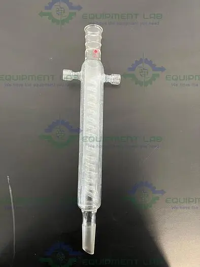 Used ACE GLASS 250MM SPIRALED COIL CONDENSER W/ 24/40 JOINTS #7 ACE-THRED CONNECTION Glassware - Other | Equipment Lab #486156
