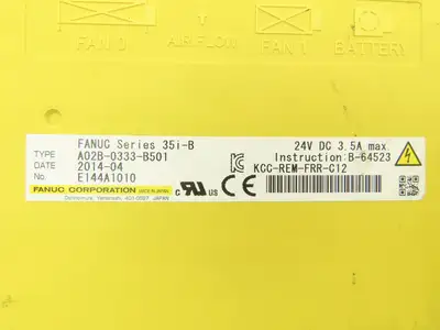 Fanuc A02B-0333-B501 CNC 0i-TD HMI Control Panel Display Monitor A02B-0319-B502