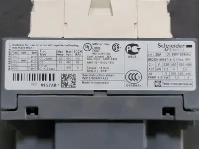 USED SCHNEIDER ELECTRIC LC1D09G7