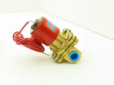 Lancer 2LD2LB3102 2-Way Skinner Hot Water Valve 3/8"NTP N.C. 0-100 psi 120v