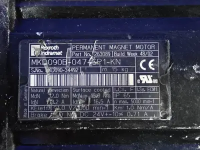 USED REXROTH MKD090B047GP1KN